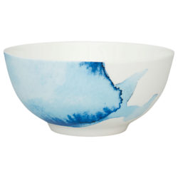 Rick Stein Coves of Cornwall Small Cereal Bowl, Set of 4, Blue/White, Dia.16cm